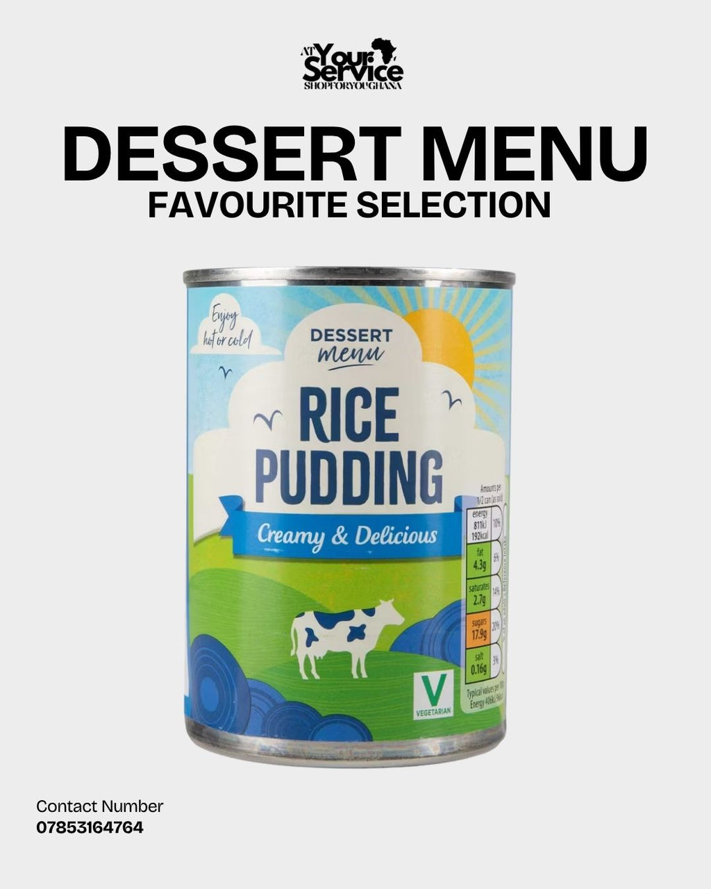 The Dessert Menu Favourite Selection
