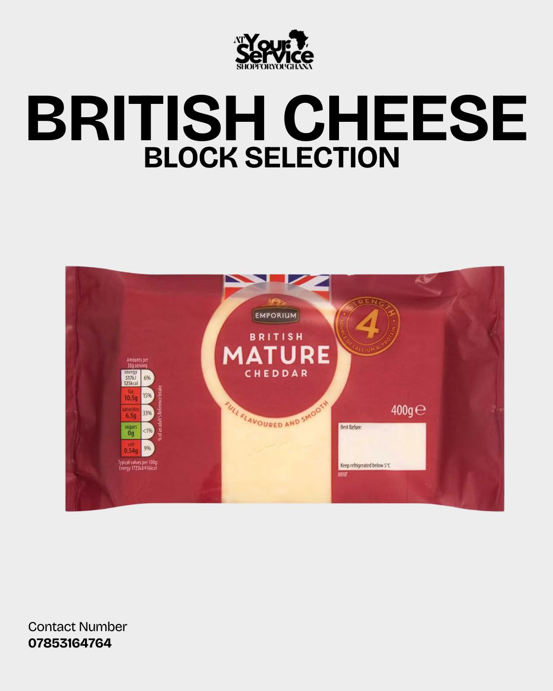 British Block Cheese Selection