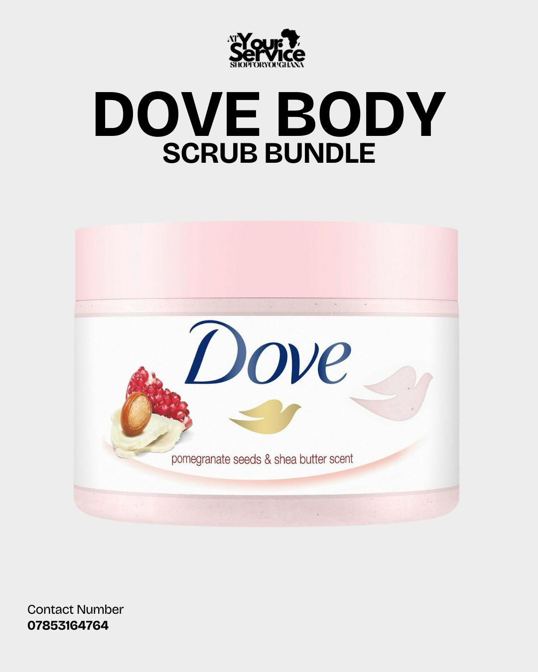 Dove Body Scrub Bundle