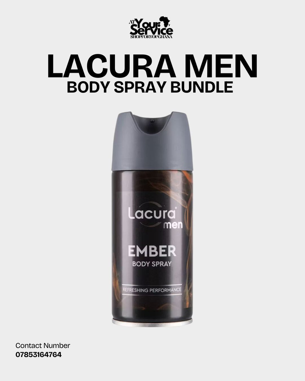 Lacura Men Body Spray Package