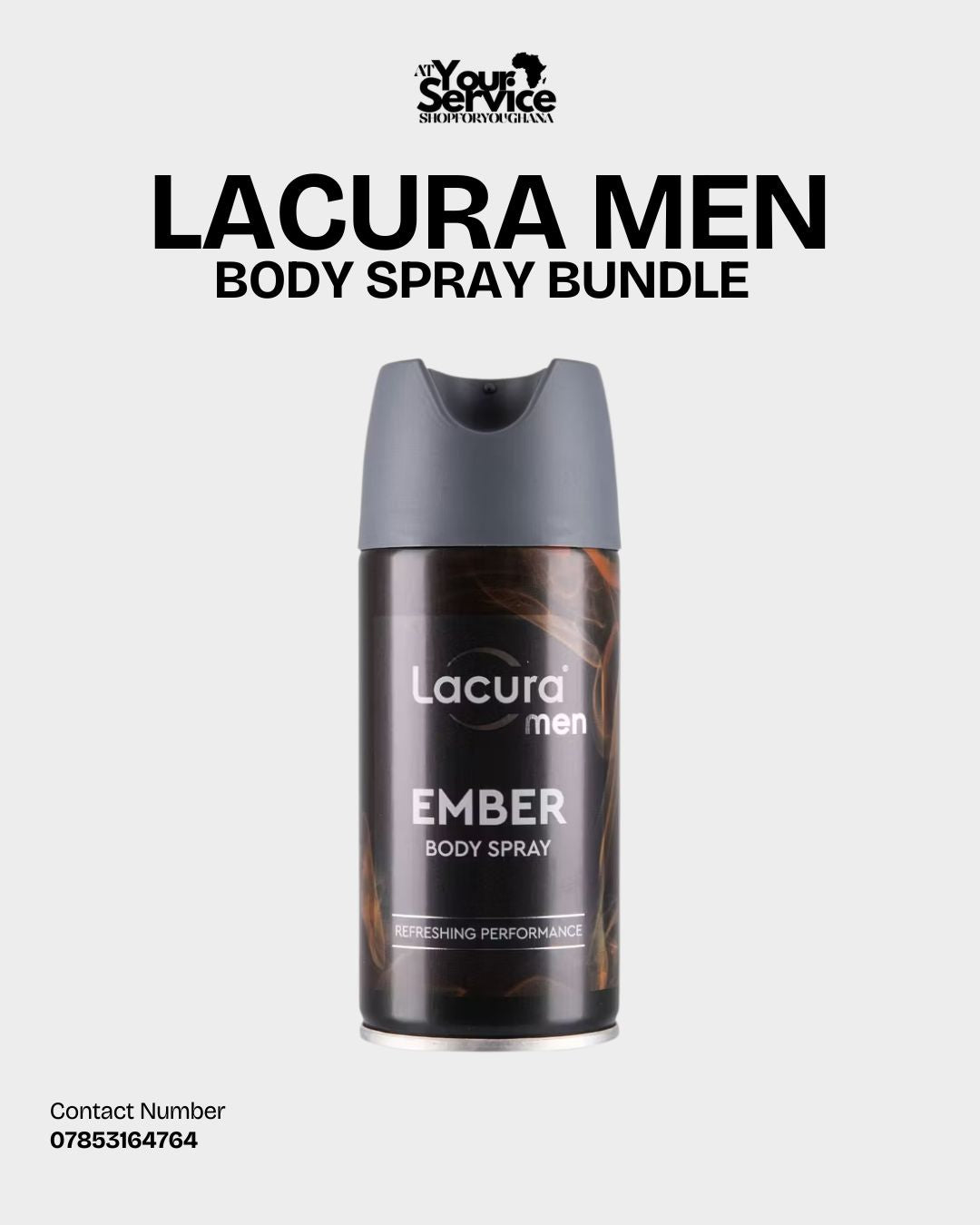 Lacura Men Body Spray Package