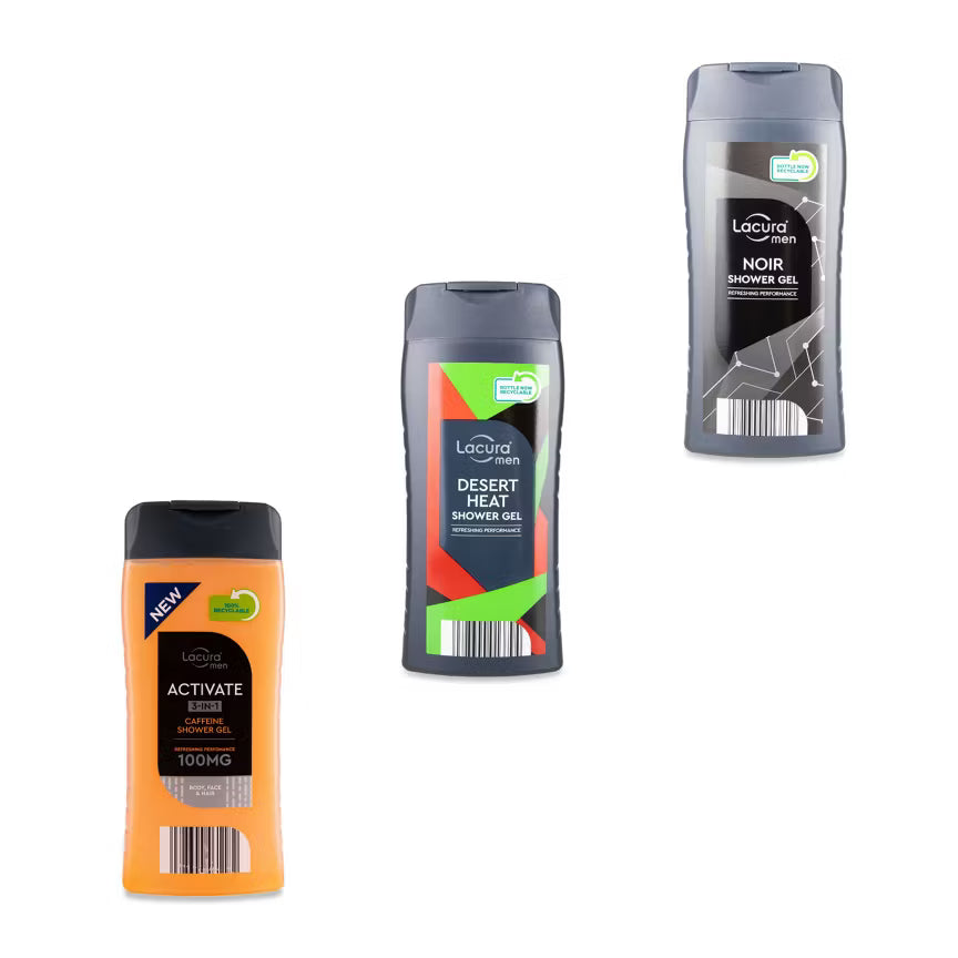 Lacura For Men Shower Gel Bundle