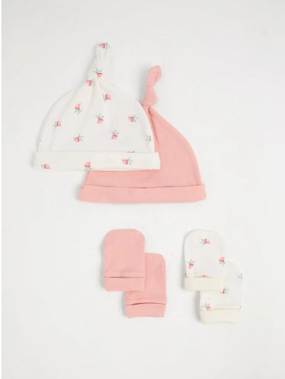 Baby Girl Pink & White Newborn Essential Package