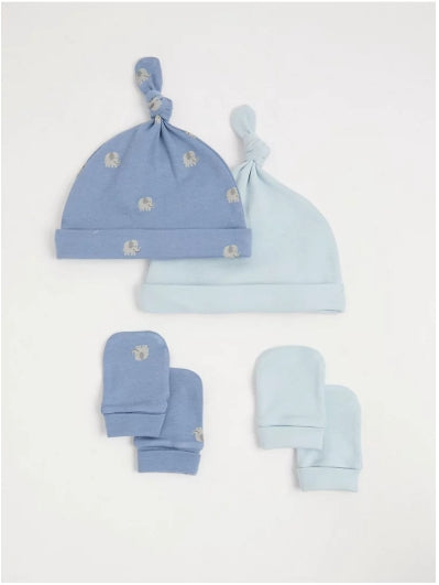 Baby Boy Mittens + Hat Collection