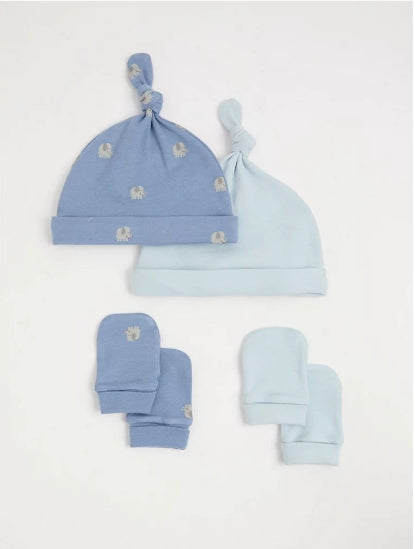 Baby Boy Blue & White Newborn Essential Package